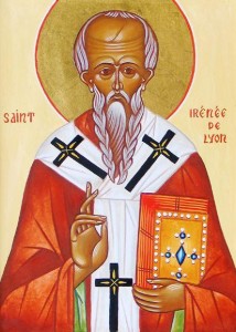 St Irenaeus of Lyons wrote against the strange pagan myths that attempted to distort Christianity